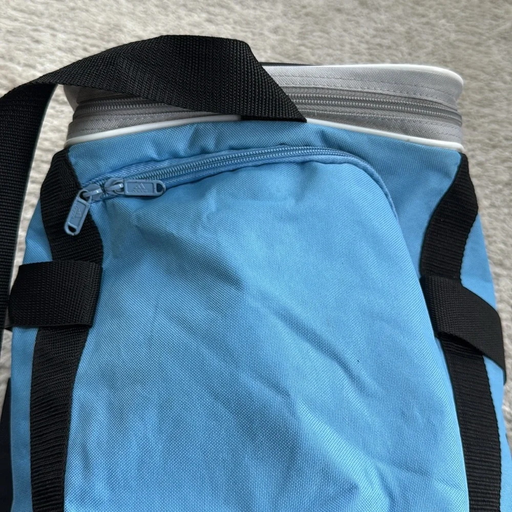 Gently Used Adidas Blue 2 Pocket 2Set Handles- Medium-Size-Heavier Weight Canvas